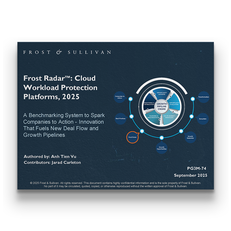 El informe Frost Radar<sup>&trade;</sup> 2025 para plataformas de protección de cargas de trabajo en la nube