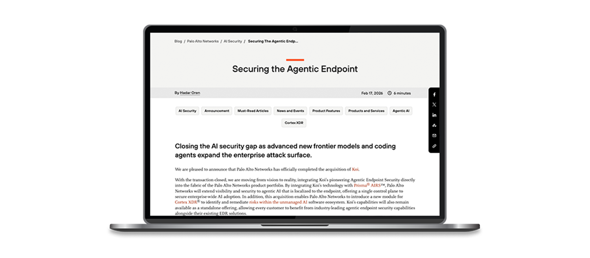 Protección de los endpoints agénticos