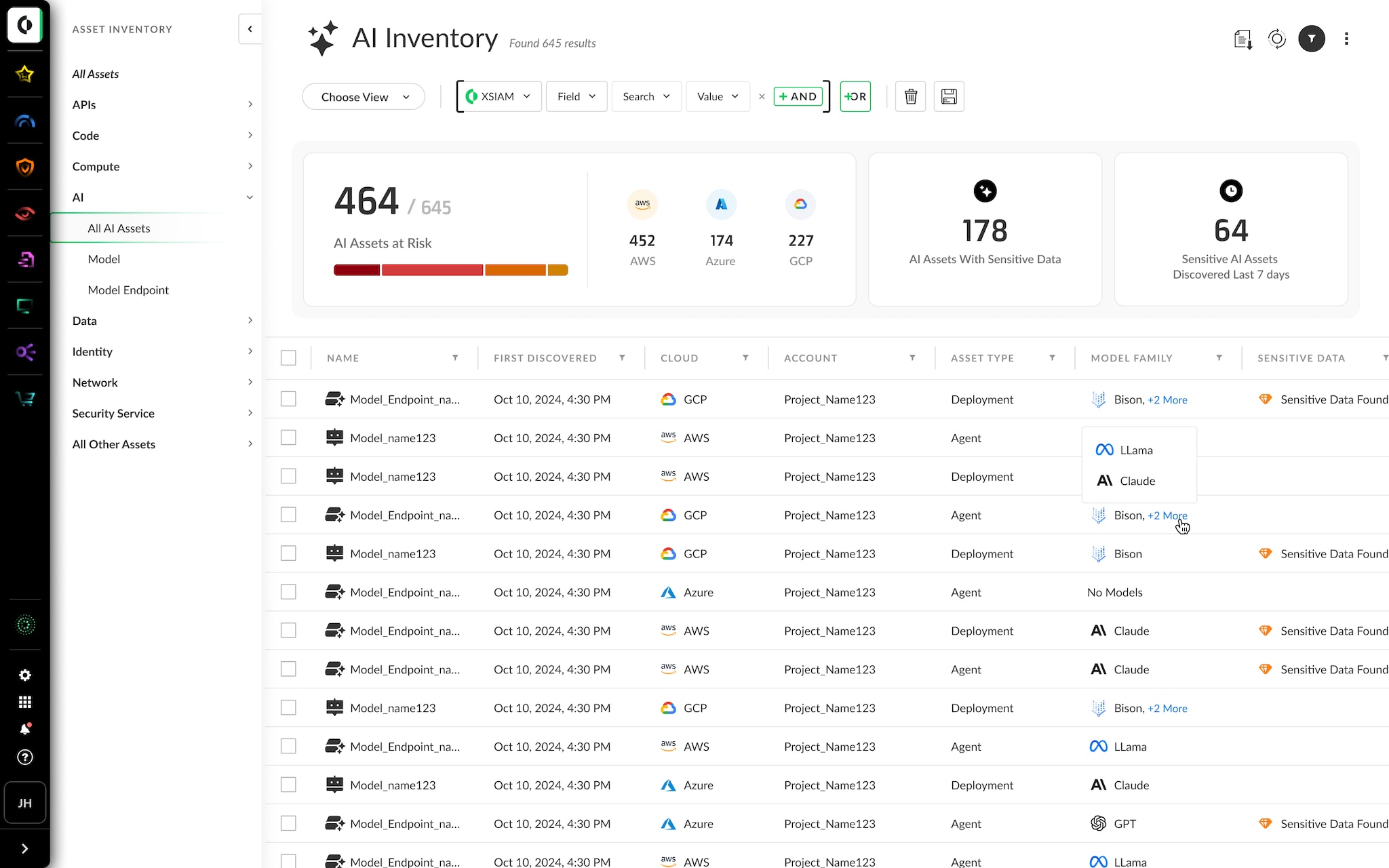 Protección y control de la infraestructura, el uso y los datos de la IA