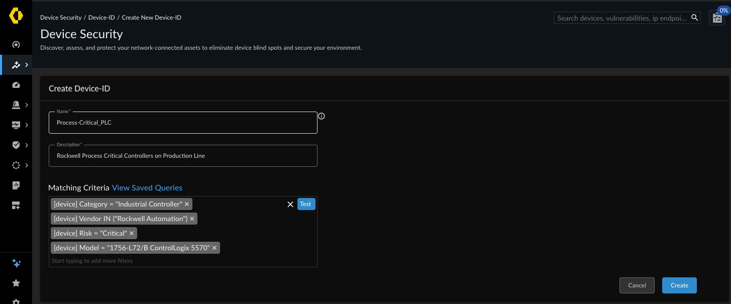 ID de OT Advanced Device