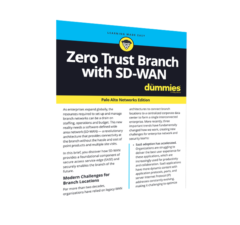 Para dummies: la sucursal Zero Trust con SD-WAN
