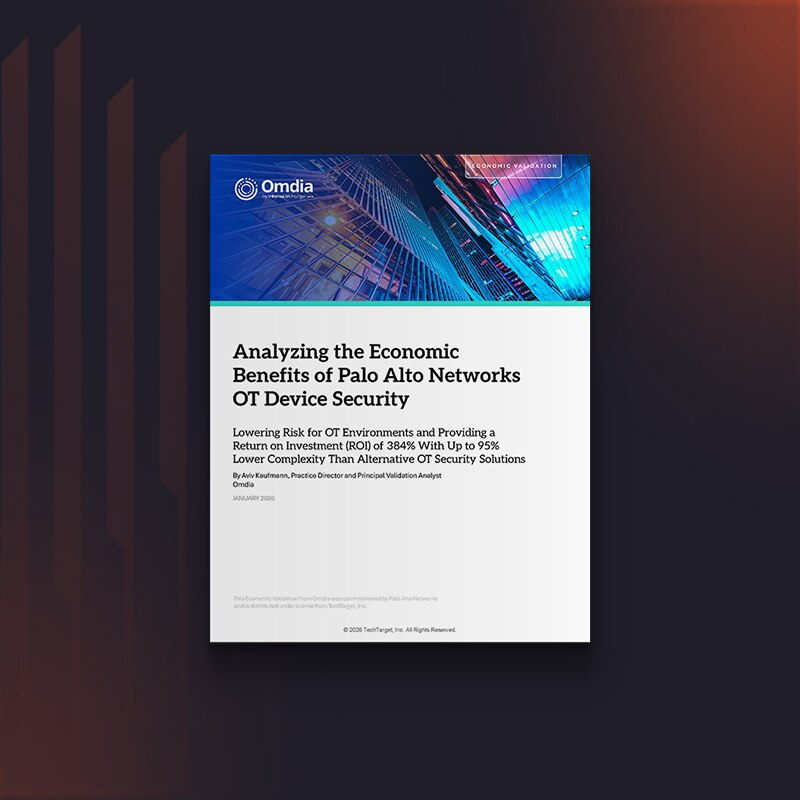 Omdia: Análisis de los beneficios económicos de la solución OT Device Security de Palo Alto Networks